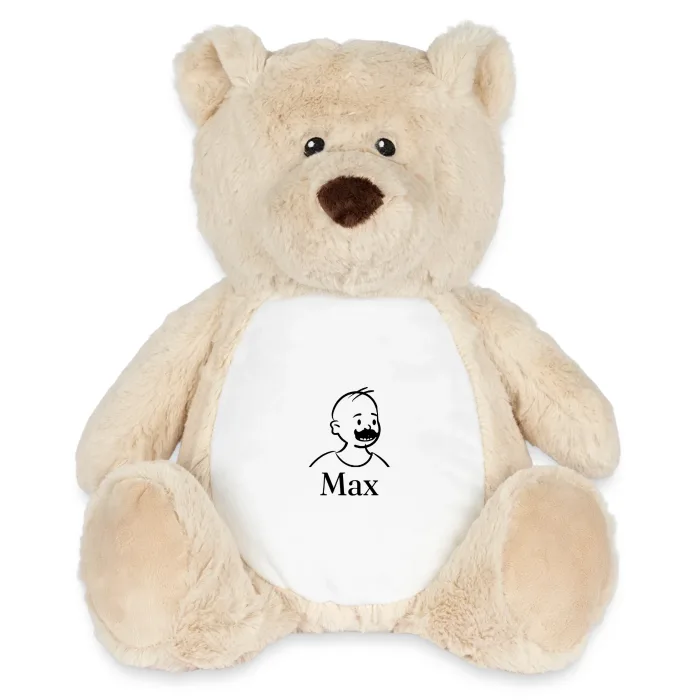 Peluche ourson personnalisée au prénom Max