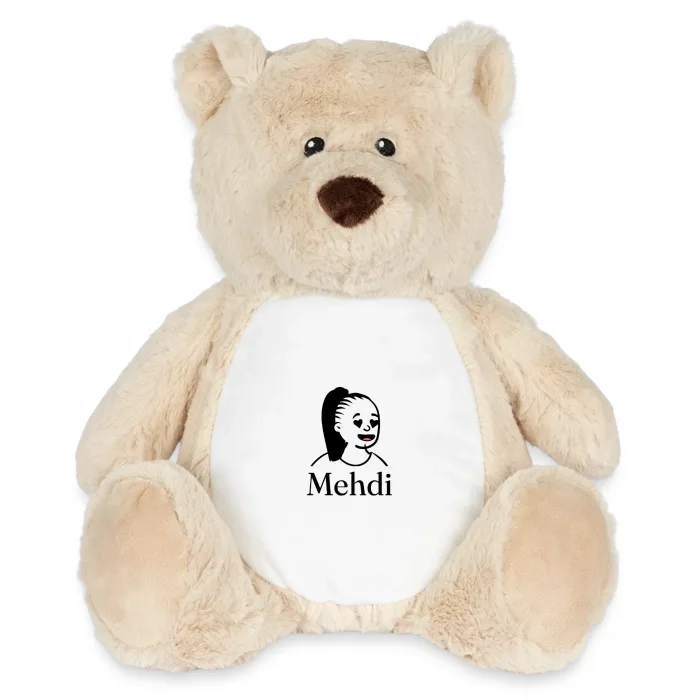 Peluche ourson personnalisée au prénom Mehdi