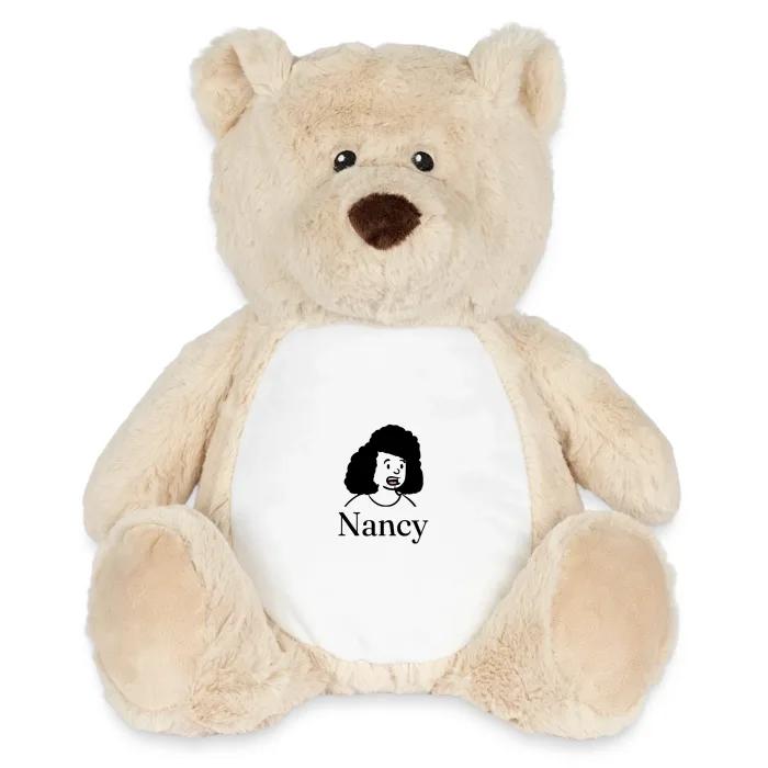 Peluche ourson personnalisée au prénom Nancy