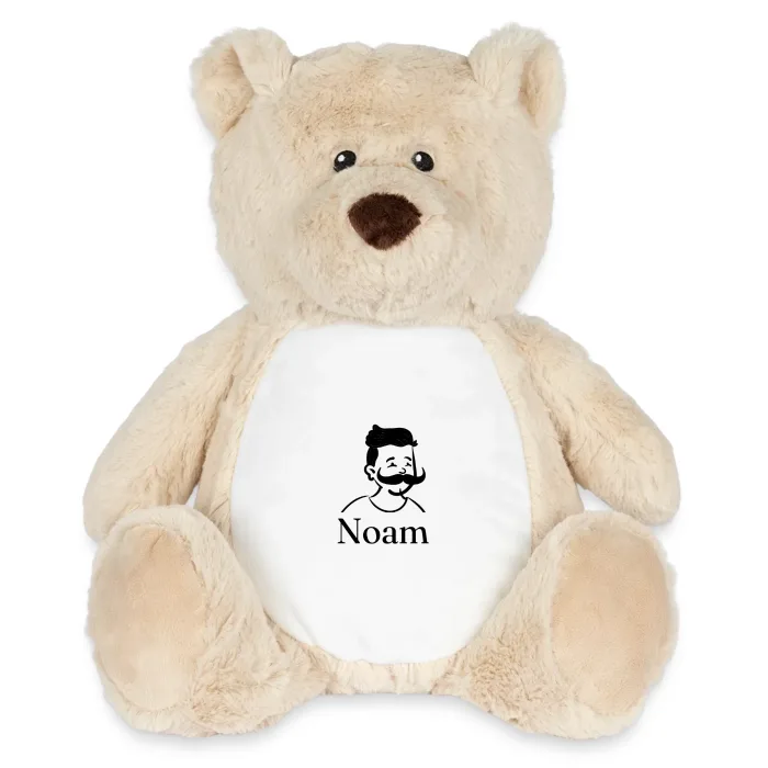 Peluche ourson personnalisée au prénom Noam