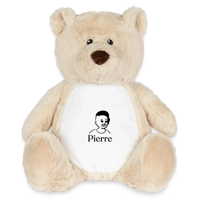 Peluche ourson personnalisée au prénom Pierre