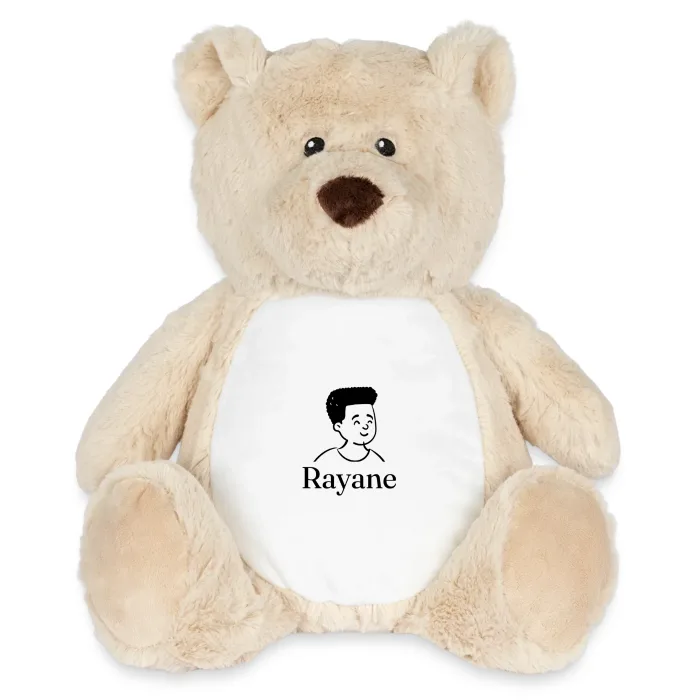 Peluche ourson personnalisée au prénom Rayane