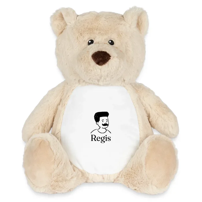 Peluche ourson personnalisée au prénom Regis