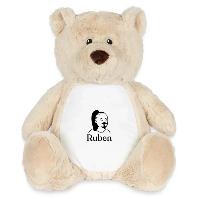 Peluche ourson personnalisée au prénom Ruben