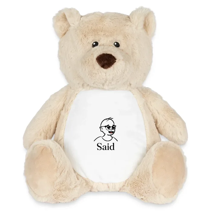 Peluche ourson personnalisée au prénom Said