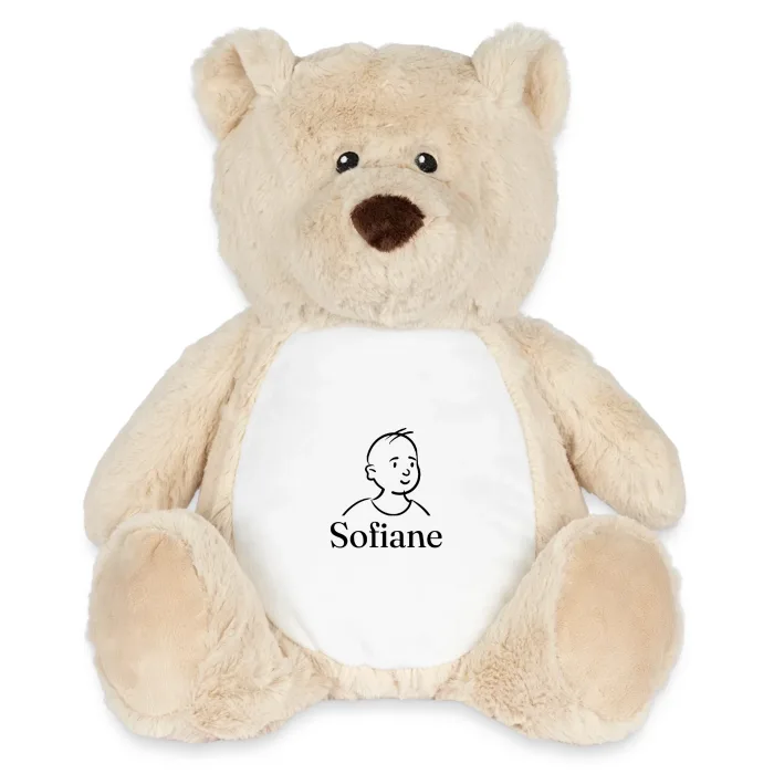 Peluche ourson personnalisée au prénom Sofiane