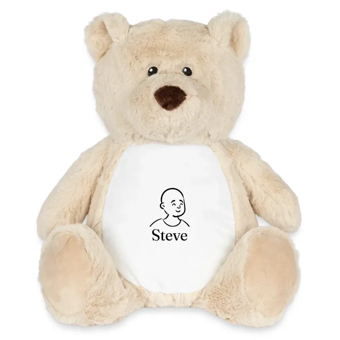 Peluche ourson personnalisée au prénom Steve