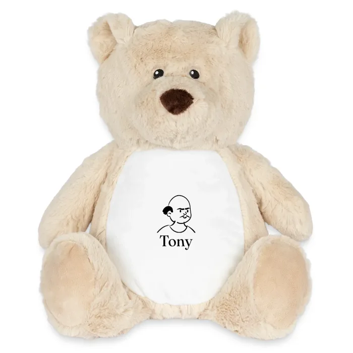 Peluche ourson personnalisée au prénom Tony