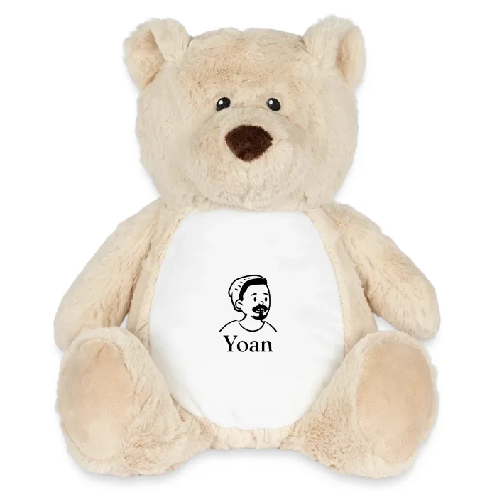 Peluche ourson personnalisée au prénom Yoan