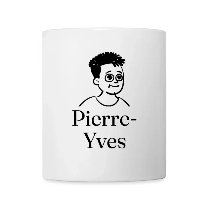 Mug personnalisé au prénom Pierre-Yves