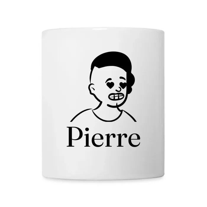Mug personnalisé au prénom Pierre