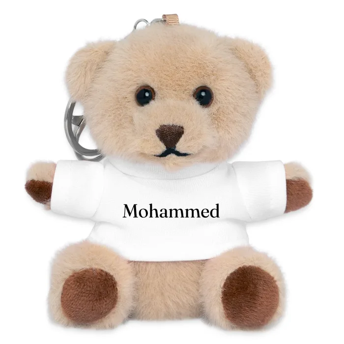 Porte-clés ourson personnalisé au prénom Mohammed