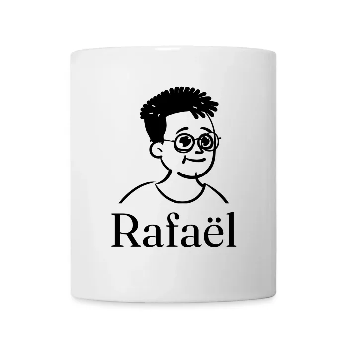 Mug personnalisé au prénom Rafaël
