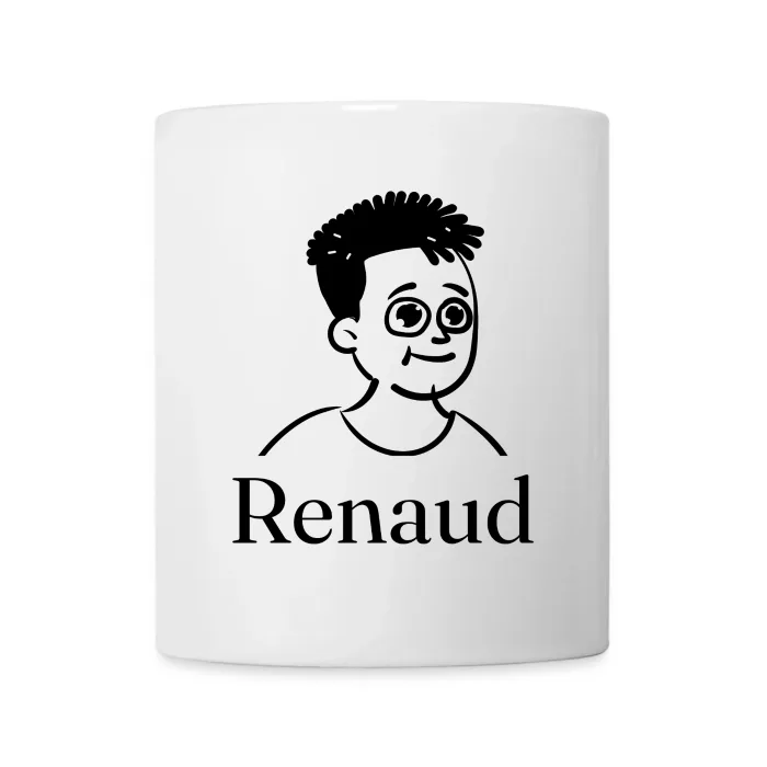 Mug personnalisé au prénom Renaud