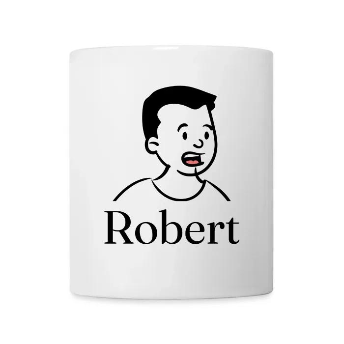 Mug personnalisé au prénom Robert