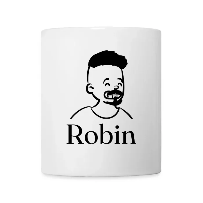 Mug personnalisé au prénom Robin