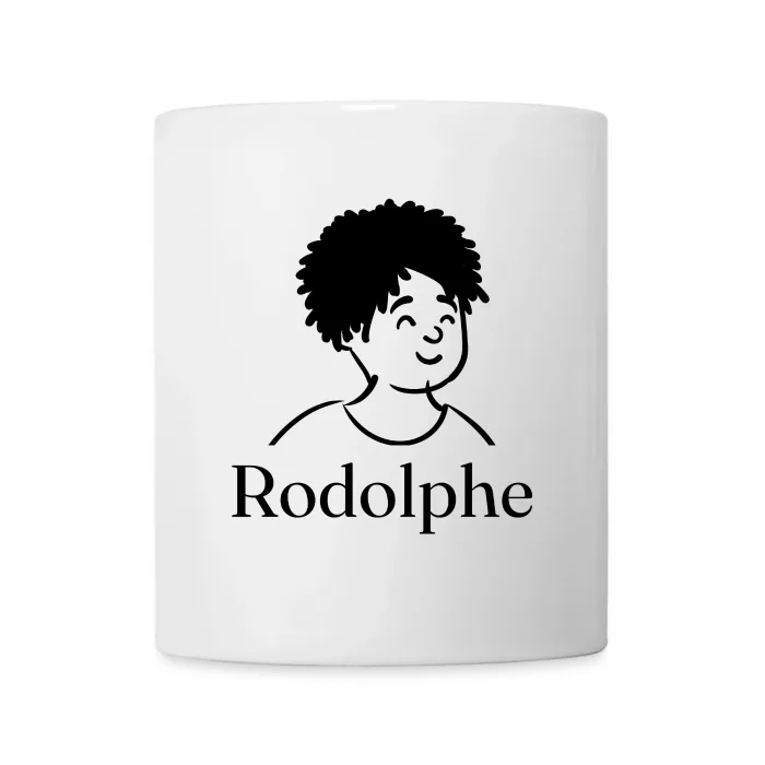 Mug personnalisé au prénom Rodolphe