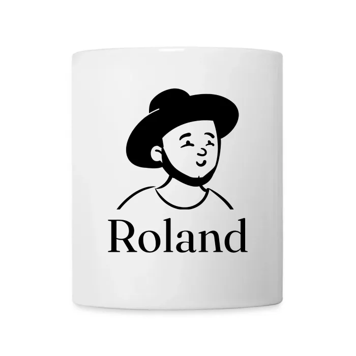 Mug personnalisé au prénom Roland