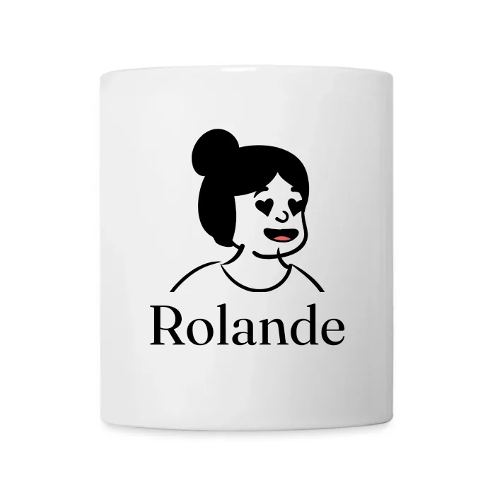 Mug personnalisé au prénom Rolande