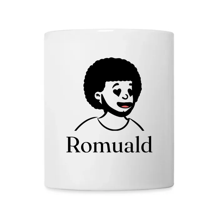 Mug personnalisé au prénom Romuald
