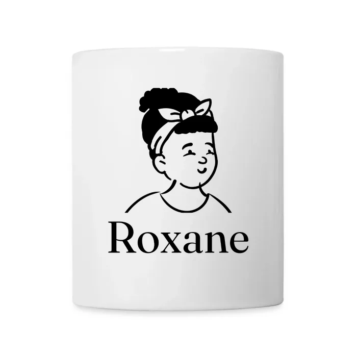Mug personnalisé au prénom Roxane
