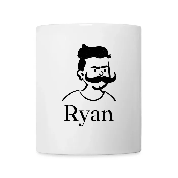 Mug personnalisé au prénom Ryan