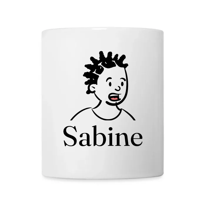 Mug personnalisé au prénom Sabine