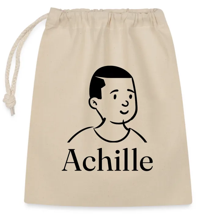 Sac cadeau personnalisé au prénom Achille