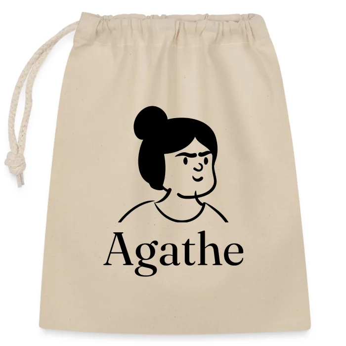 Sac cadeau personnalisé au prénom Agathe
