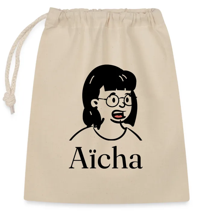 Sac cadeau personnalisé au prénom Aïcha