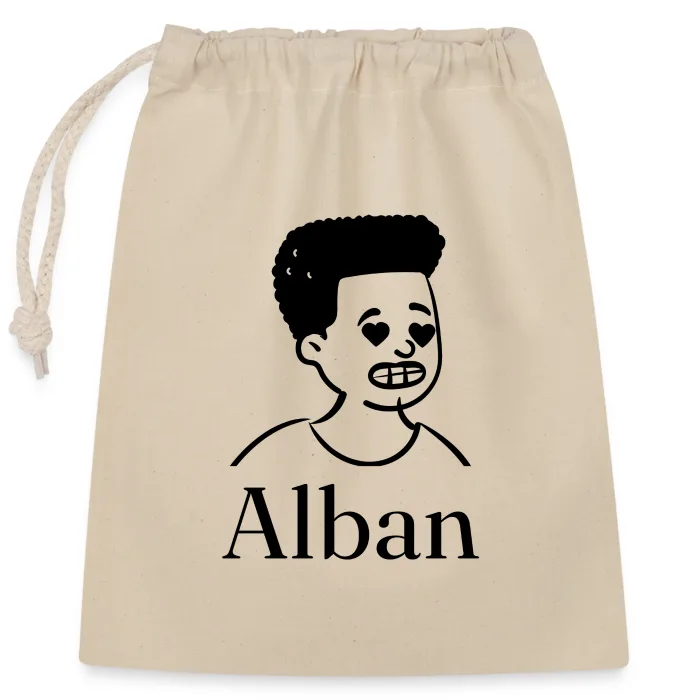 Sac cadeau personnalisé au prénom Alban