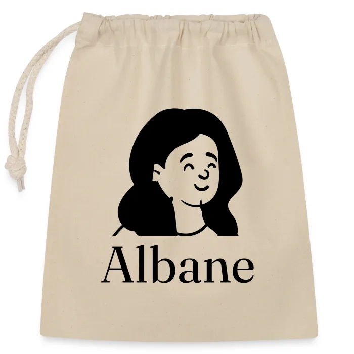 Sac cadeau personnalisé au prénom Albane