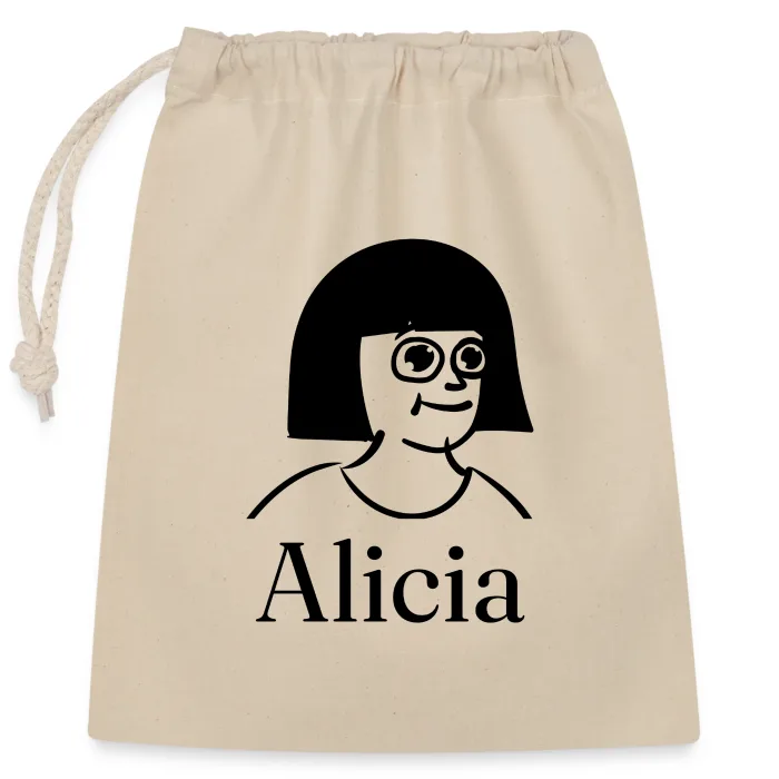 Sac cadeau personnalisé au prénom Alicia