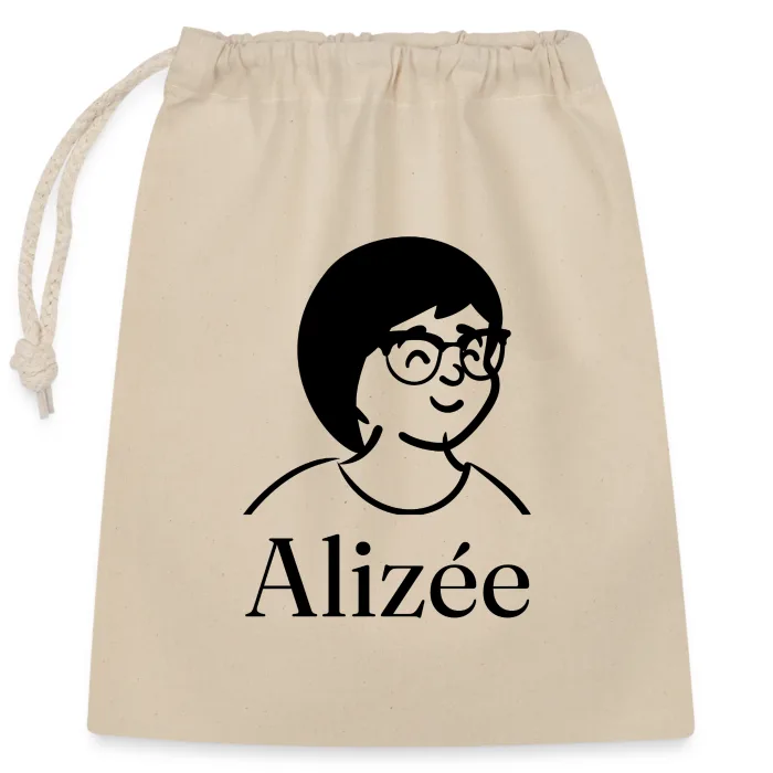 Sac cadeau personnalisé au prénom Alizée