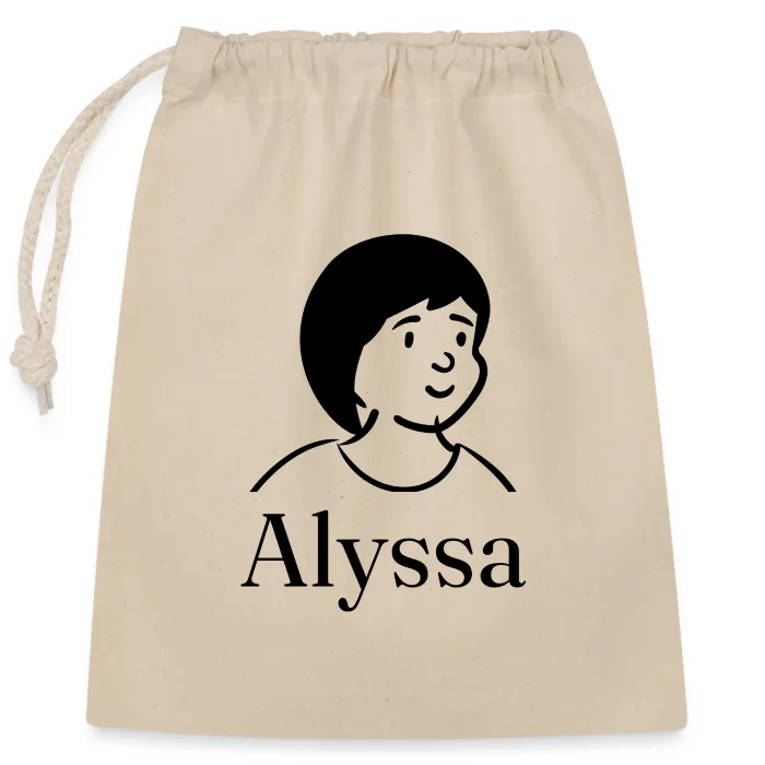 Sac cadeau personnalisé au prénom Alyssa