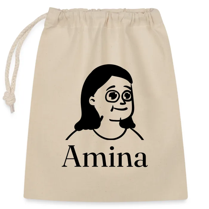 Sac cadeau personnalisé au prénom Amina