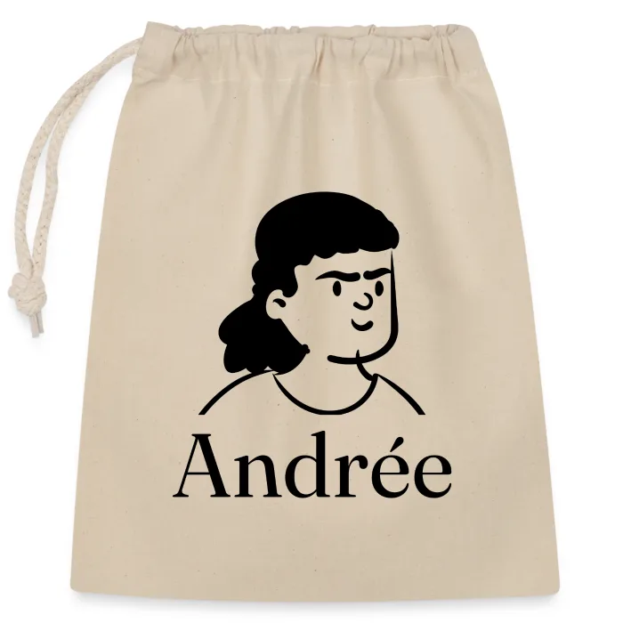 Sac cadeau personnalisé au prénom Andrée
