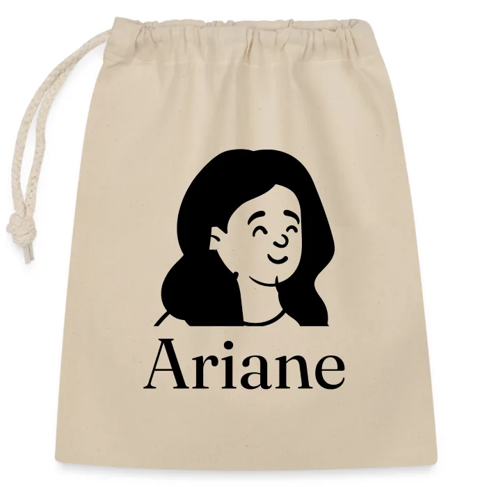 Sac cadeau personnalisé au prénom Ariane