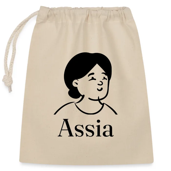 Sac cadeau personnalisé au prénom Assia