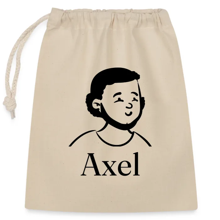 Sac cadeau personnalisé au prénom Axel