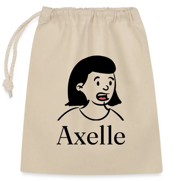 Sac cadeau personnalisé au prénom Axelle