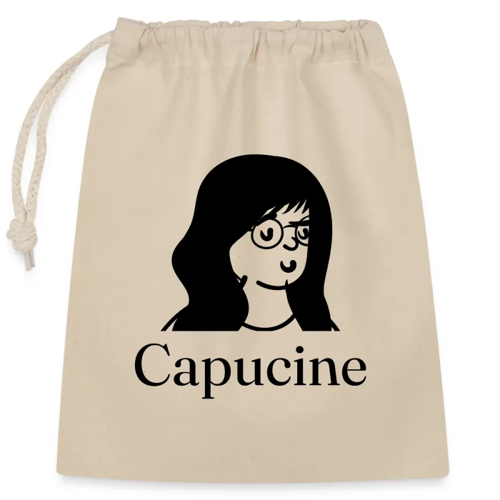 Sac cadeau personnalisé au prénom Capucine