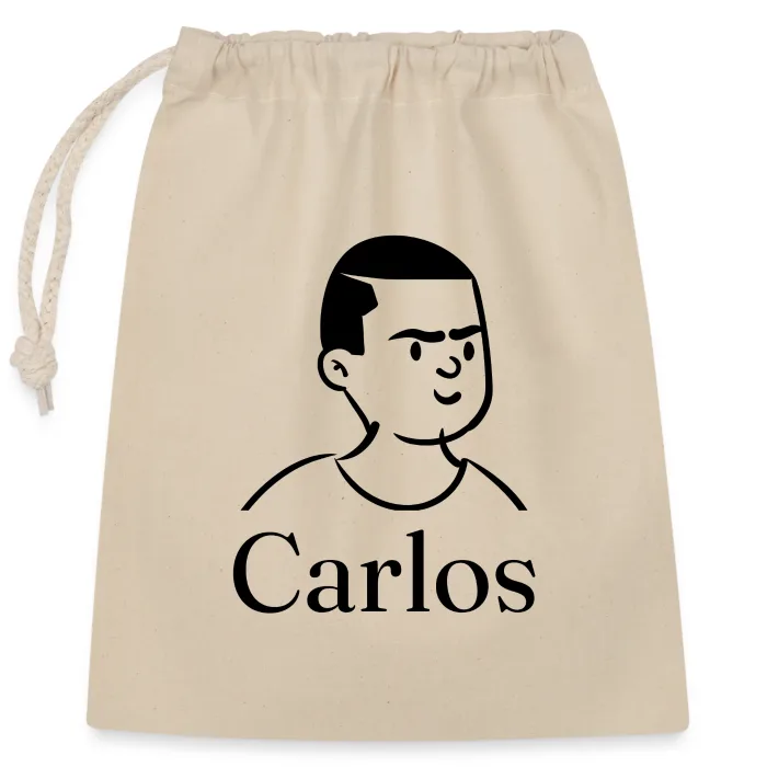 Sac cadeau personnalisé au prénom Carlos