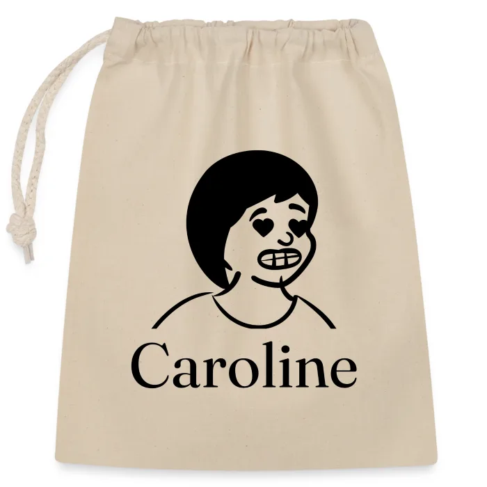 Sac cadeau personnalisé au prénom Caroline