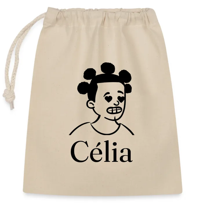 Sac cadeau personnalisé au prénom Célia