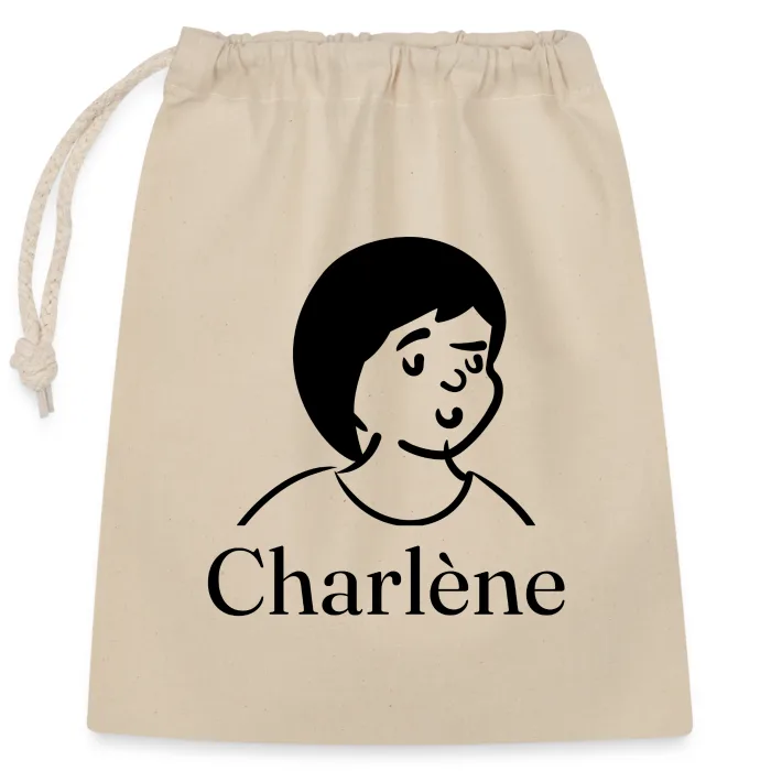Sac cadeau personnalisé au prénom Charlène