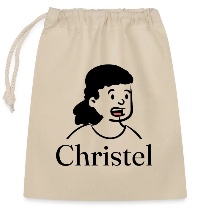 Sac cadeau personnalisé au prénom Christel