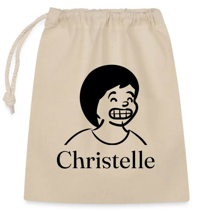 Sac cadeau personnalisé au prénom Christelle