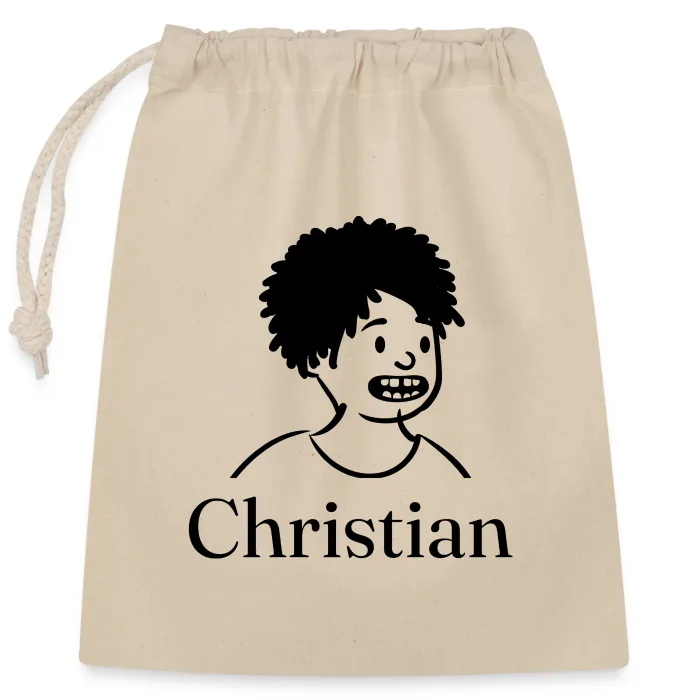 Sac cadeau personnalisé au prénom Christian