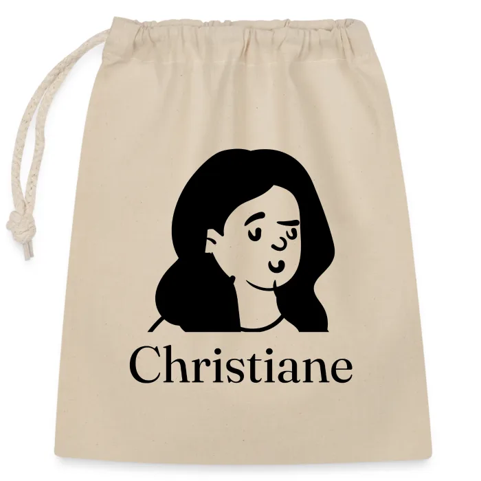 Sac cadeau personnalisé au prénom Christiane